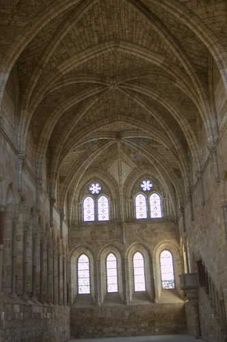 Refectorio monasterio de Huerta desde la entrada