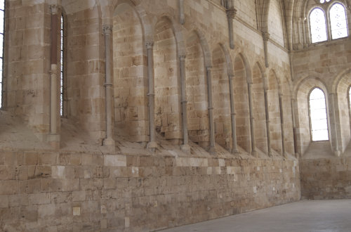 Refectorio del monasterio de Huerta muro norte