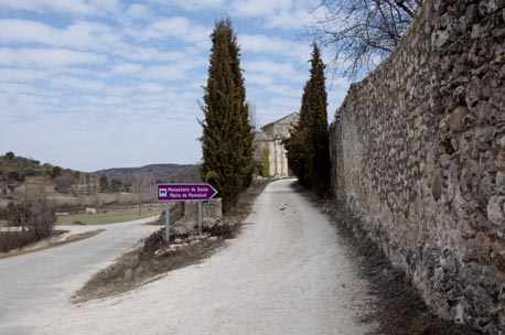 Camino de acceso al monasterio de Monsalud