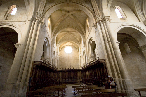 Nave central de la iglesia de Sandoval