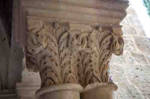 Capitel del claustro de Valbuena