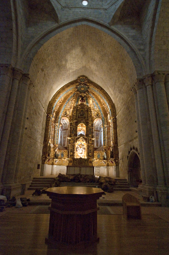 Capilla mayor de la iglesia de Valbuena