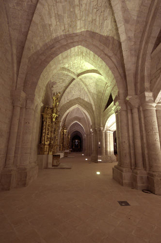 Nave del evangelio iglesia de Valbuena