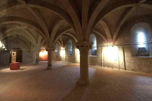 Sala de los monjes del monasterio de Valbuena