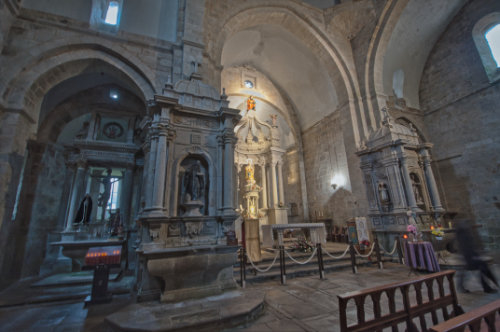 Cabecera de la iglesia de Armenteira